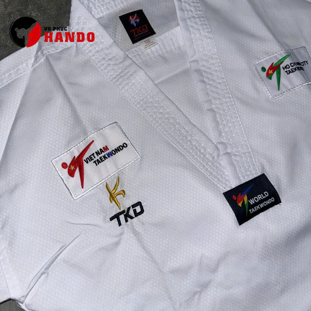 Võ phục tkd trắng4 Võ phục taekwondo trắng