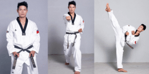 cách mặc võ phục taekwondo