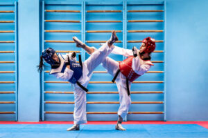 võ taekwondo dối kháng