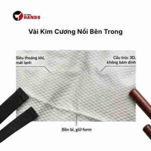 Thông tin về vải kim cương lộn vox Taekwondo