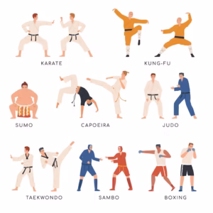  Taekwondo,Karate, Muay Thái ,Kickboxing